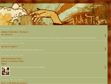 Tablet Screenshot of alohatigers.blogspot.com