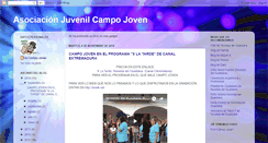 Desktop Screenshot of campojoven.blogspot.com