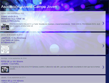 Tablet Screenshot of campojoven.blogspot.com