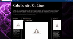 Desktop Screenshot of cabelloafroonline.blogspot.com