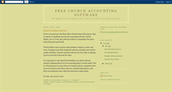 Desktop Screenshot of freechurchaccountingsoftware.blogspot.com