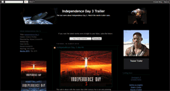 Desktop Screenshot of independence-day-3-movie-trailer.blogspot.com