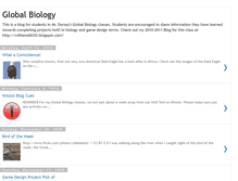 Tablet Screenshot of globalbiology.blogspot.com