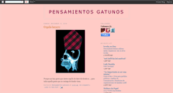 Desktop Screenshot of pensamientosgatunos.blogspot.com