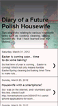 Mobile Screenshot of diaryofafuturepolishhousewife.blogspot.com