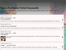 Tablet Screenshot of diaryofafuturepolishhousewife.blogspot.com