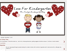 Tablet Screenshot of loveforkindergarten.blogspot.com