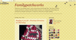 Desktop Screenshot of familypatchworks.blogspot.com