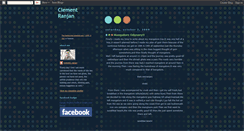 Desktop Screenshot of clementranjan.blogspot.com