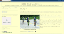 Desktop Screenshot of morethan100miles.blogspot.com