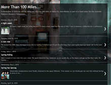 Tablet Screenshot of morethan100miles.blogspot.com