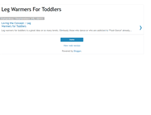 Tablet Screenshot of legwarmersfortoddlers.blogspot.com