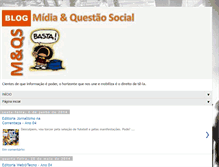 Tablet Screenshot of midiaequestaosocial.blogspot.com