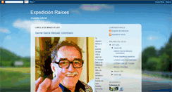 Desktop Screenshot of expedicionraices.blogspot.com