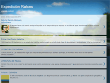 Tablet Screenshot of expedicionraices.blogspot.com