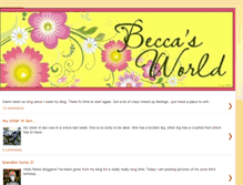 Tablet Screenshot of beccacworld.blogspot.com