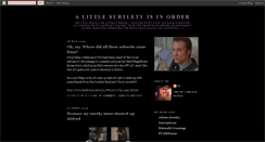 Desktop Screenshot of alittlesubtletyisinorder.blogspot.com