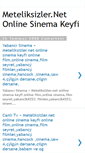 Mobile Screenshot of meteliksizlersinema.blogspot.com