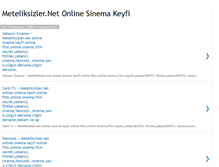 Tablet Screenshot of meteliksizlersinema.blogspot.com