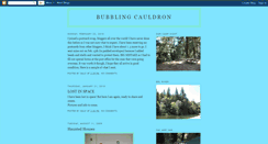 Desktop Screenshot of bubblingcauldron.blogspot.com