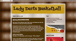 Desktop Screenshot of ladydartsbasketball.blogspot.com