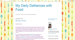 Desktop Screenshot of dailydallianceswithfood.blogspot.com