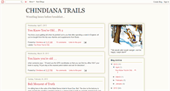 Desktop Screenshot of chindianatrails.blogspot.com