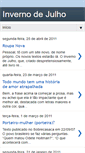 Mobile Screenshot of invernodejulho.blogspot.com