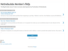 Tablet Screenshot of netindiajobsmembers.blogspot.com