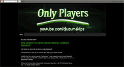 Desktop Screenshot of onlyplayers.blogspot.com