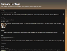 Tablet Screenshot of culinaryheritage.blogspot.com