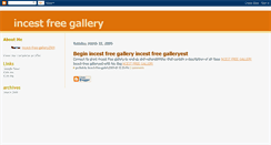 Desktop Screenshot of incest-free-gallery2509.blogspot.com