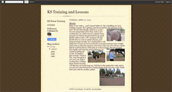 Desktop Screenshot of kstrainingandlessons.blogspot.com