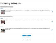 Tablet Screenshot of kstrainingandlessons.blogspot.com