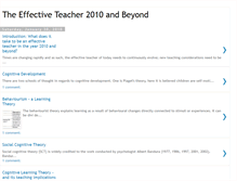 Tablet Screenshot of effectiveteacher2010.blogspot.com
