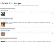 Tablet Screenshot of foodallergylife.blogspot.com