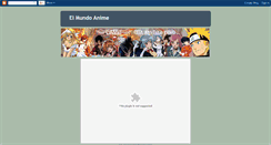 Desktop Screenshot of mi-mundo-anime-manga.blogspot.com