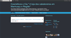 Desktop Screenshot of cosmeticosecompanhia.blogspot.com