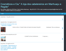 Tablet Screenshot of cosmeticosecompanhia.blogspot.com