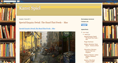 Desktop Screenshot of kanstspiel.blogspot.com