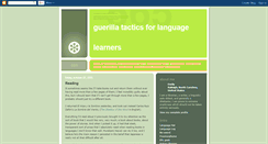 Desktop Screenshot of guerillalanguage.blogspot.com
