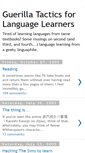 Mobile Screenshot of guerillalanguage.blogspot.com