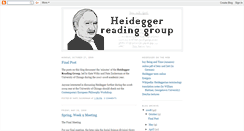 Desktop Screenshot of heideggergroup.blogspot.com