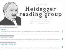 Tablet Screenshot of heideggergroup.blogspot.com