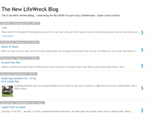 Tablet Screenshot of newlifewreckblog.blogspot.com