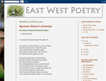 Tablet Screenshot of eastwestpoetry.blogspot.com
