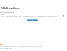 Tablet Screenshot of dollshousemania.blogspot.com