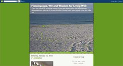 Desktop Screenshot of fibromyalgiawitandwisdom.blogspot.com