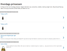 Tablet Screenshot of hverdags-prinsessen.blogspot.com