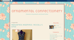 Desktop Screenshot of ornamentalconfectionery.blogspot.com